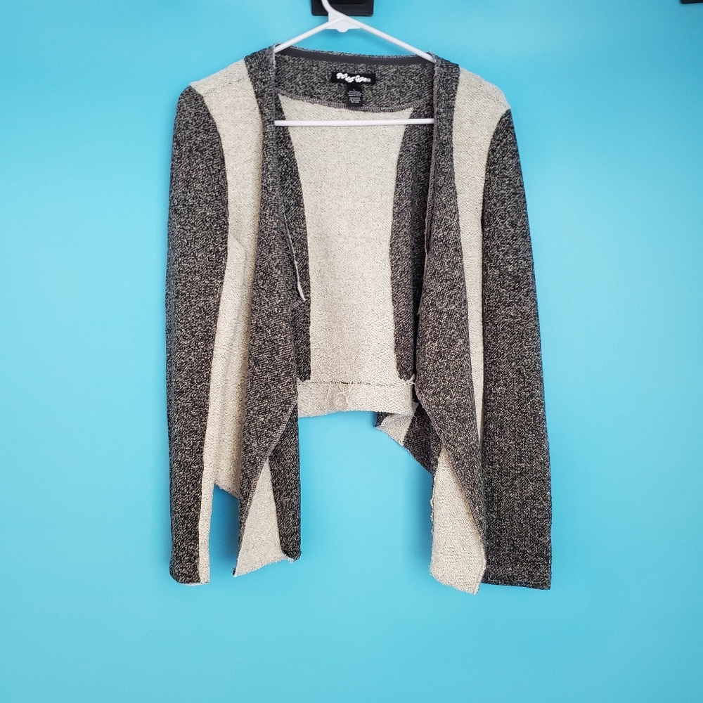 Planet Golo Size Large Knit Open Front Cardigan